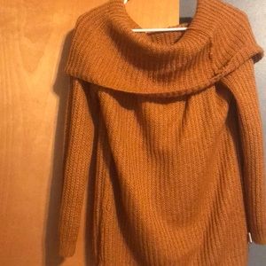Off shoulder sweater